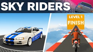 High-Speed Racing & Thrills! 🏍️ | Sky Riders - CrazyGames Gameplay