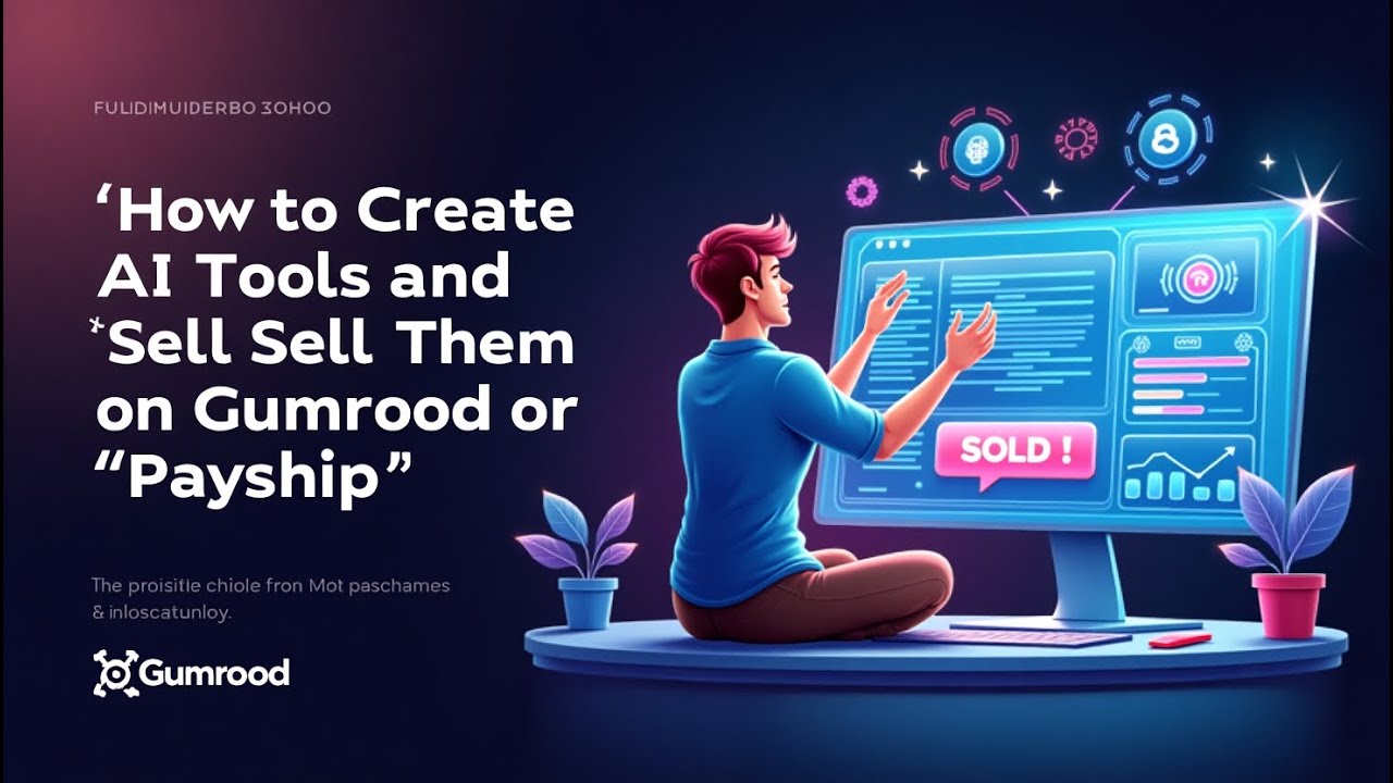 How to Create AI Tools and Sell Them on Gumroad or Payhip - YouTube