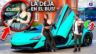 SORPRENDO A COLOMBIANA INTERESADA EN MI SUPER AUTO y LUEGO LA DEJO EN EL BUS! (Gold Digger Prank)