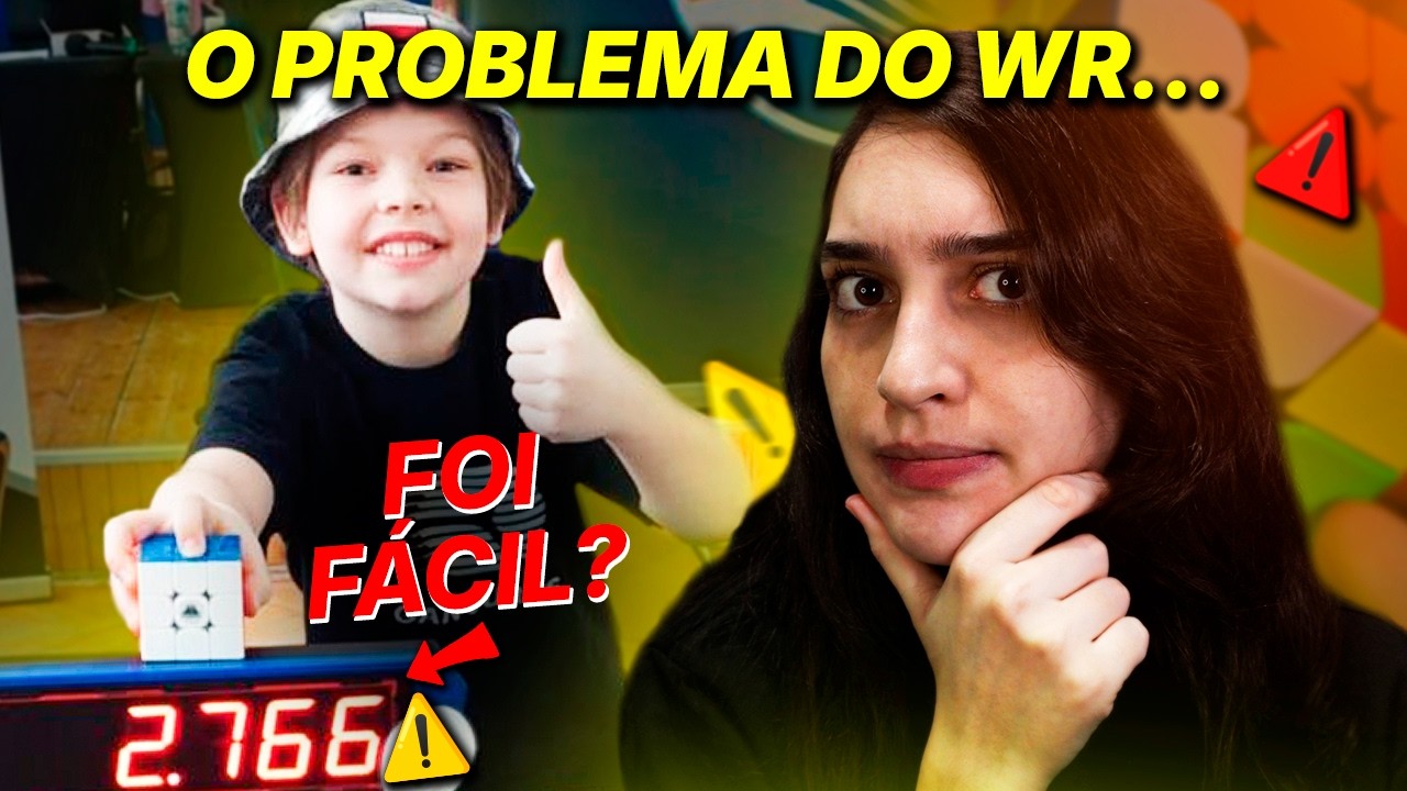 O PROBLEMA do NOVO RECORDE MUNDIAL de CUBO MÁGICO 🤨 (2.76 segundos)