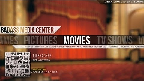 XBMC Media Center Demonstration