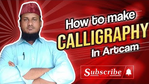 How To Make Calligraphy in Art Cam Arabic Fonts #Masha Allah #calligraphy