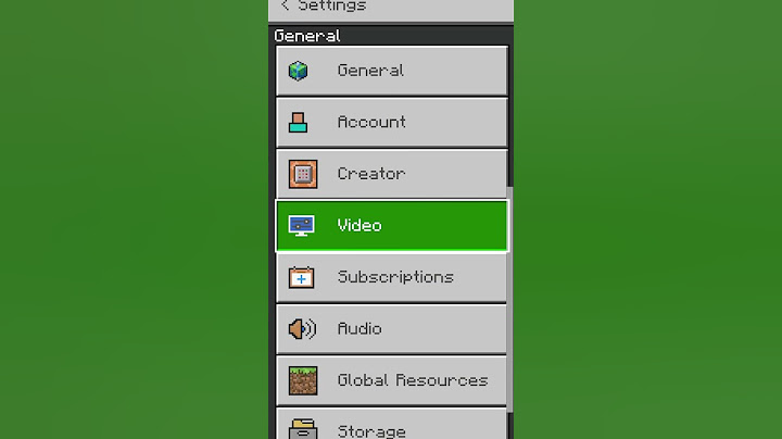 How to turn on/off screen animations in minecraft