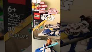 @LEGO Star Wars 75400 (2025) Plo Koon’s Jedi Starfighter microfighter #legosets #legostarwars