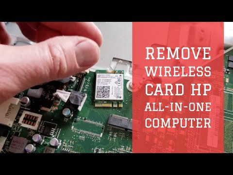 Hapus Ganti Kartu Nirkabel untuk Komputer Desktop HP All In One
