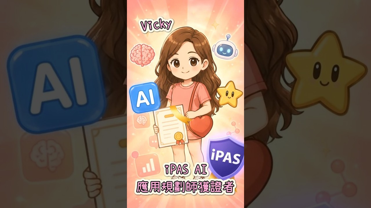💕Vicky Mommy 玲玲💕 iPAS AI 應用規劃師 縮圖