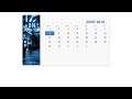 Calendar | Mind-Blowing Codepen #124 #html #css #shorts