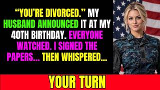 My Husband Humiliated Me With Divorce Papers at My Birthday—Then I Made One Move