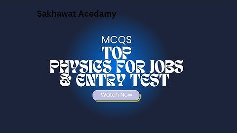 Physics Concept Differences MCQs | IBA, NTS, STS Jobs Preparation"|work|frequency|&others