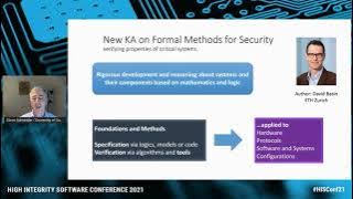 HIS 2021: The CyBOK Formal Methods Knowledge Area