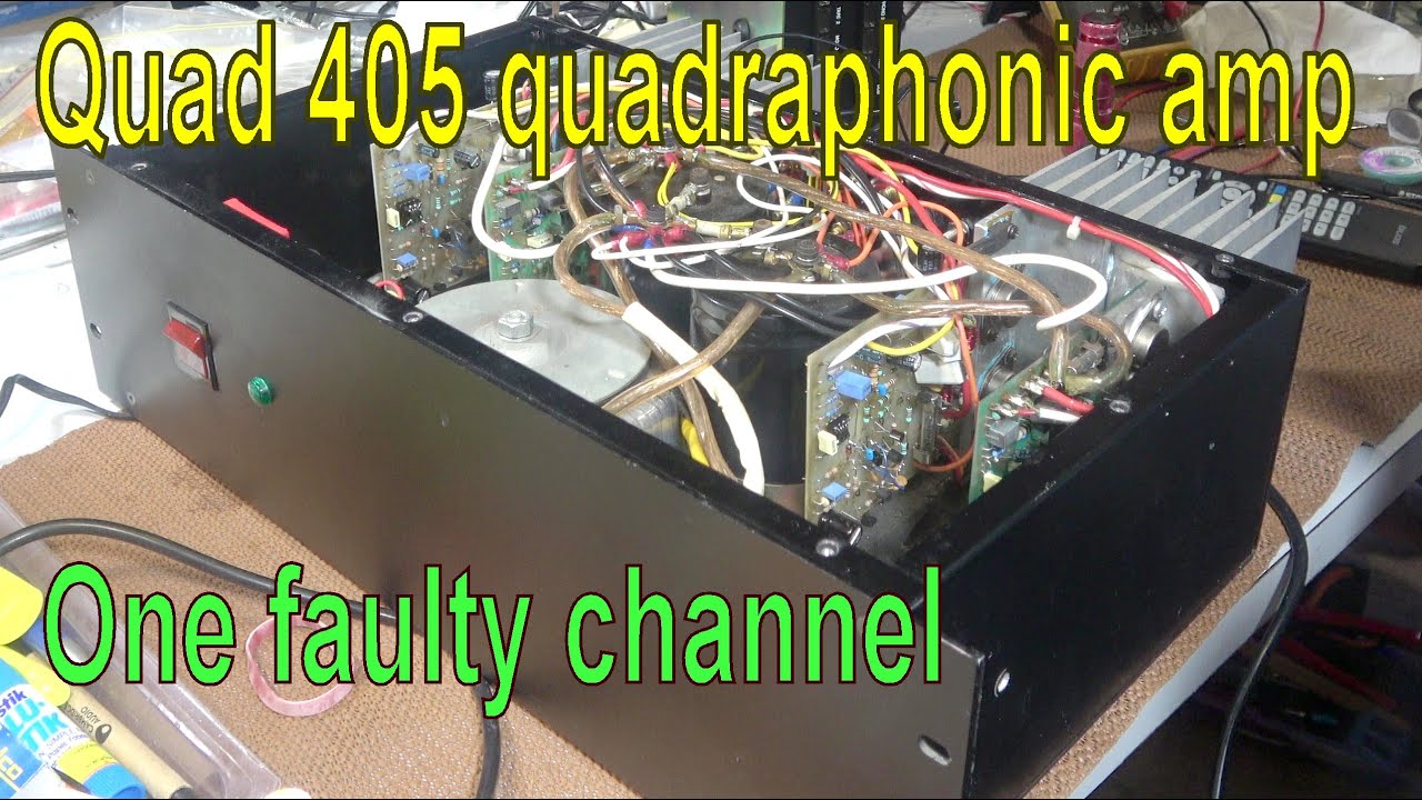 Quad 405 Amplifier fault. 4 channel home built.