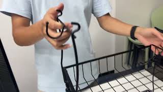 THKVESN 3 Tier Fruit Basket for Kitchen Countertop Installation Video