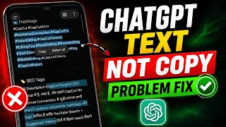 How to Fix ChatGPT Text Copy Problem (2026) | Chatgpt Copy Not Working