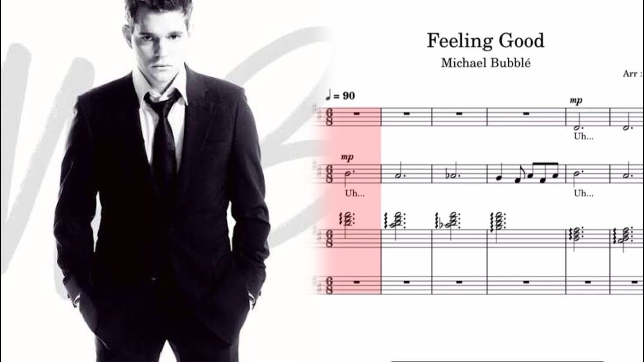Feeling Good- Michael Bubblé - Partitura para coro