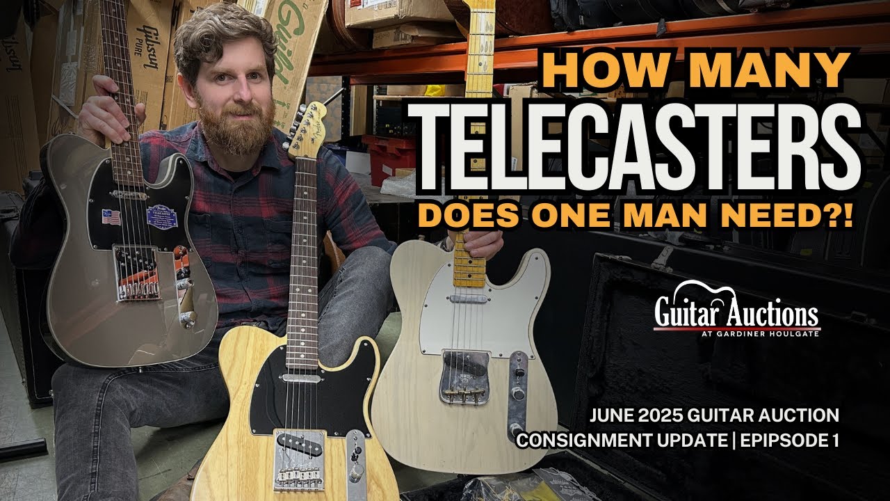 How Many Telecasters Does One Man Need? | June 2025 Guitar Auction Consignment Update | Episode One