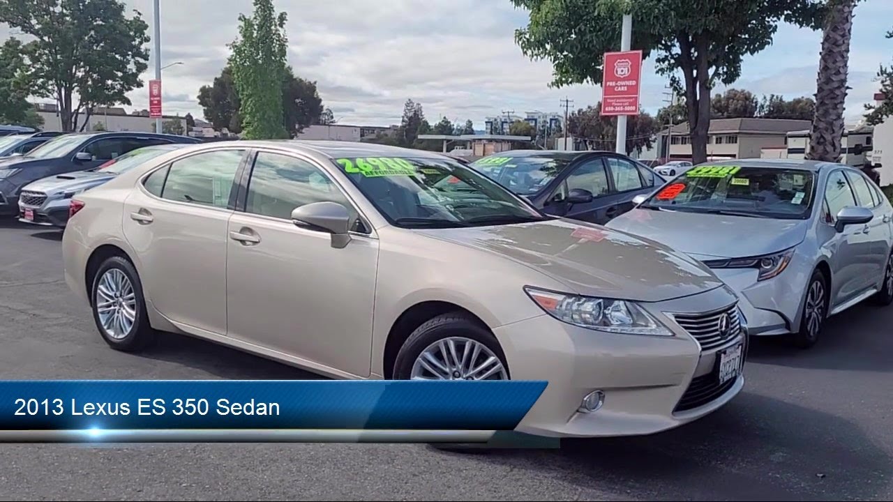 2013 Lexus ES 350 Sedan Redwood City San Carlos San Mateo Palo Alto