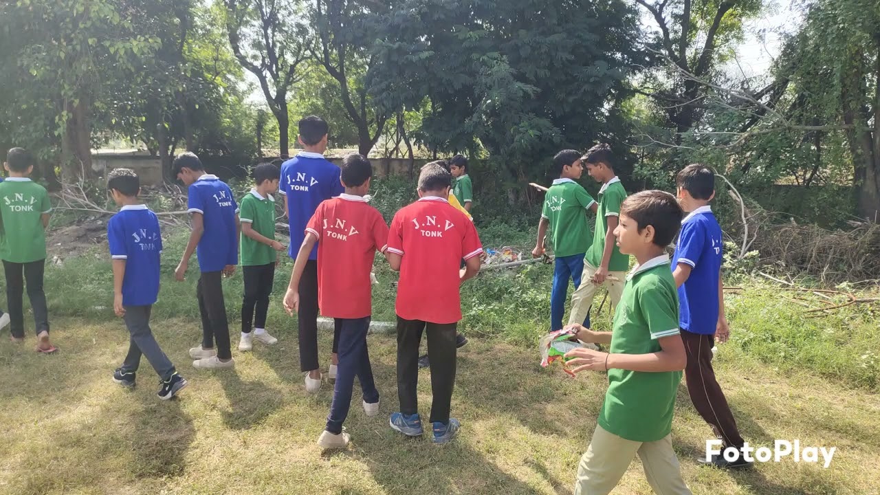 # jnv tonk cleansing drive..