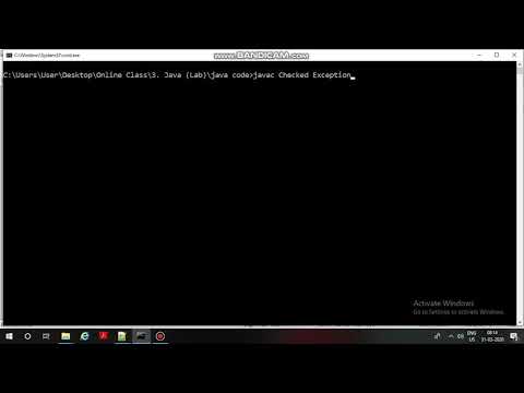 Checked Exception in java