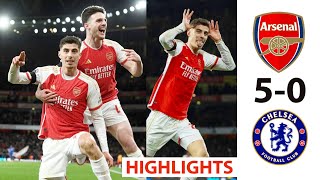 Arsenal vs Chelsea (5-0) Match Highlights | Havertz reaction after Scoring against Chelsea