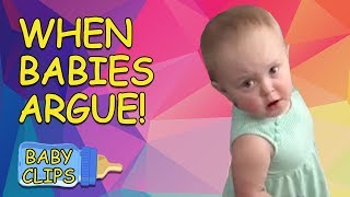 Babies Arguing With Their Parents | Hilarious Baby Compilation