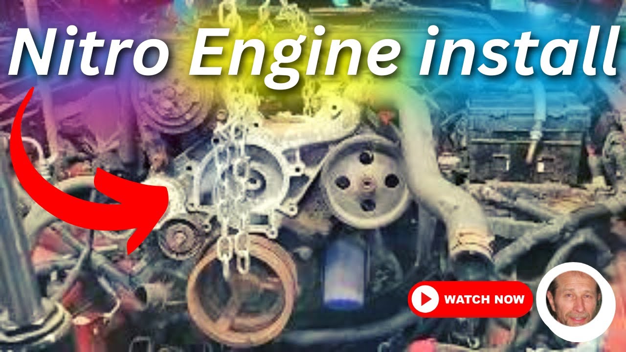 Dana's Garage Nitro Engine Change #10 The engine install - YouTube