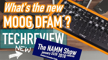 60s. ALL FACTS MOOG DFAM ! | NEW SYNTH DRUM MACHINE | NAMM 2018