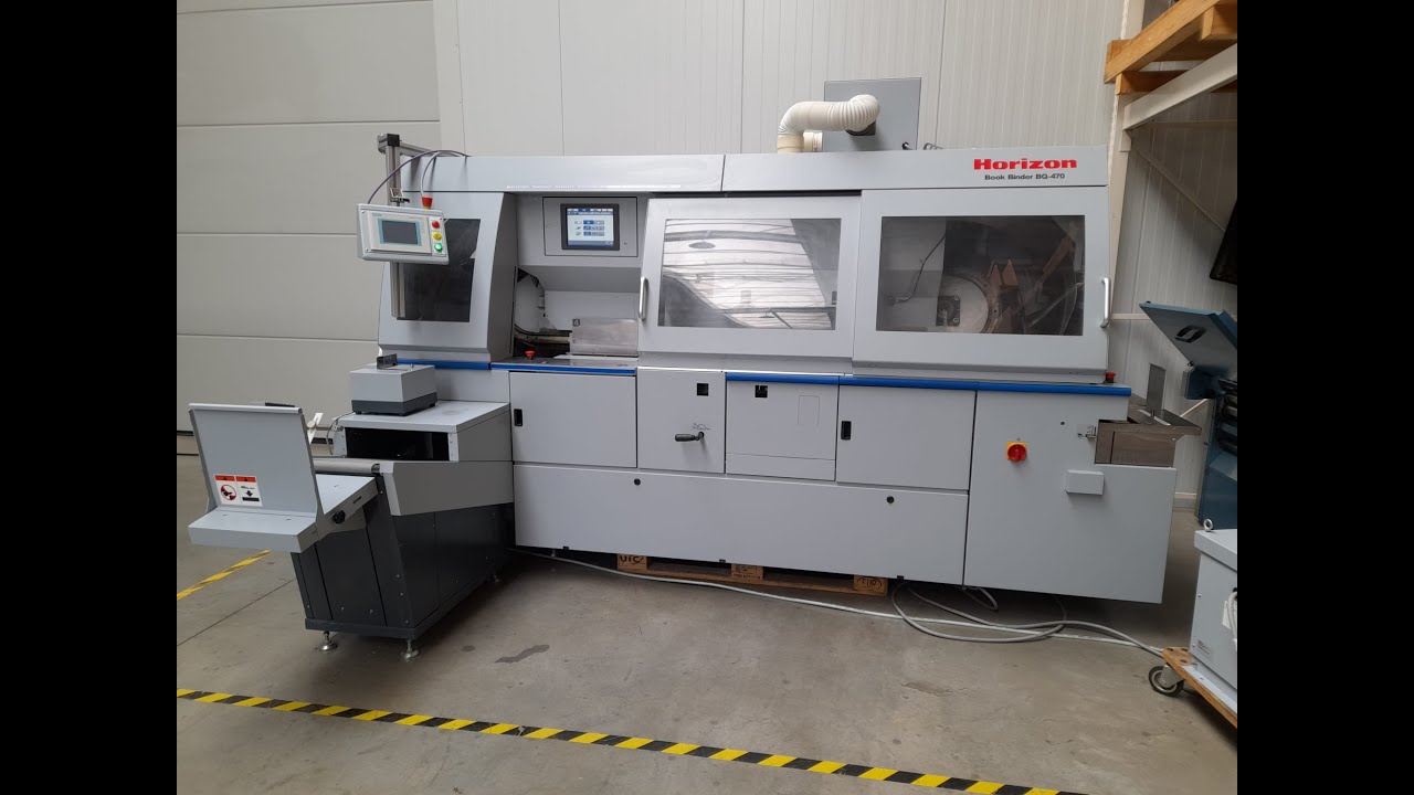 Horizon used perfect binder BQ-470 PUR-D - LA-POSTPRESS - 
