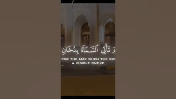 بل هم في شك يلعبون وارتقب يوم تاتي السماء بدخان مبين #اروع_التلاوات #تلاوة_خاشعة #قرآن #قران_كريم