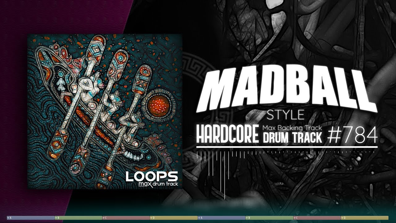 Hardcore Drum Track / Madball Style / 100 bpm