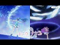 1080p precure sapphire arrow  milky rose metal blizzard cure aqua  milky rose attack