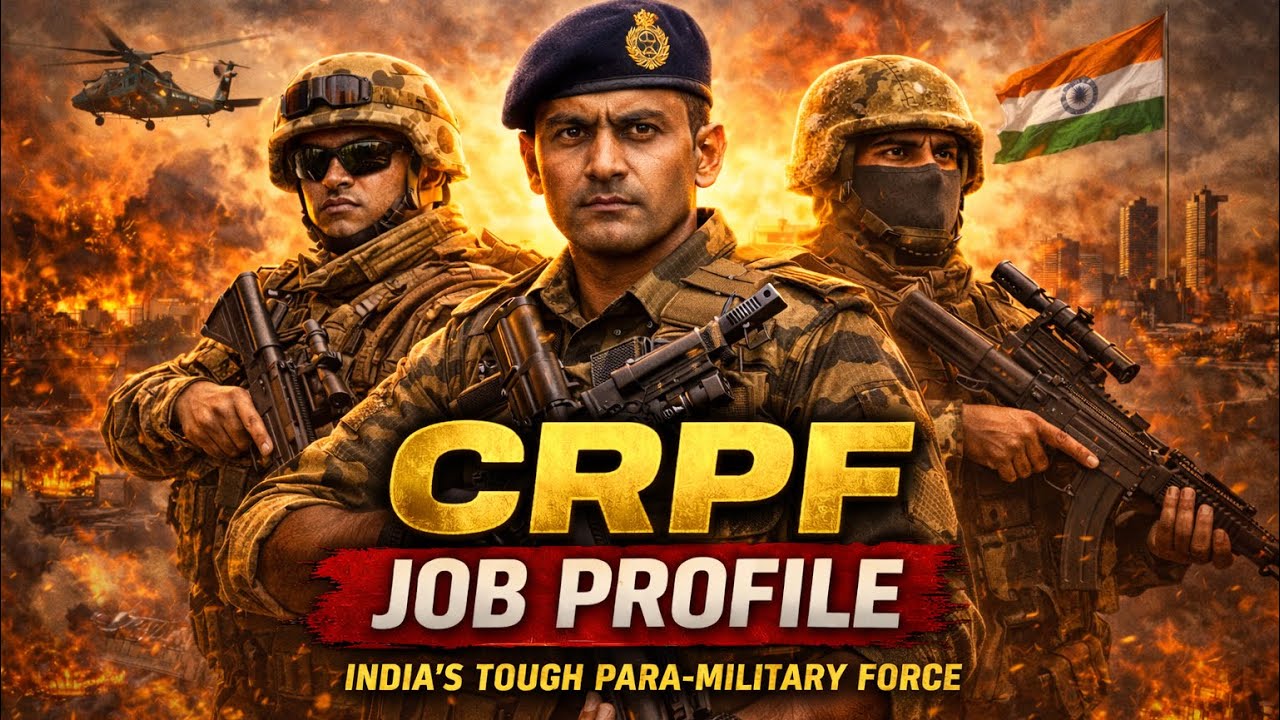 CRPF Job Profile! Salary,Promotion, Wine! Full Details 