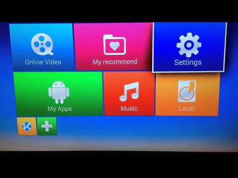 Setting up the MXQ Metal Andriod TV Box