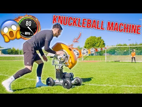 INSANE BALL LAUNCHER KNUCKLEBALL GOALS!!!