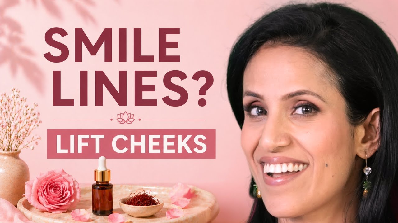 Face Yoga for Smoother Smile Lines | Lift Your Cheeks Naturally - YouTube