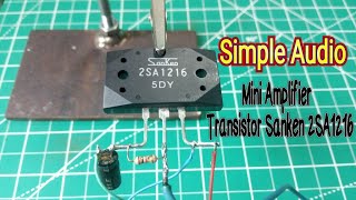 Mini Power Amplifier Transistor SANKEN 2SA1216