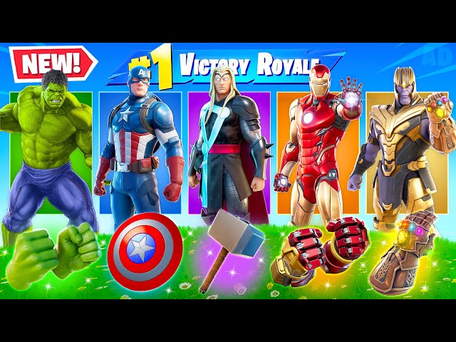 NEW *RANDOM* MARVEL Skin Challenge in Fortnite! class=