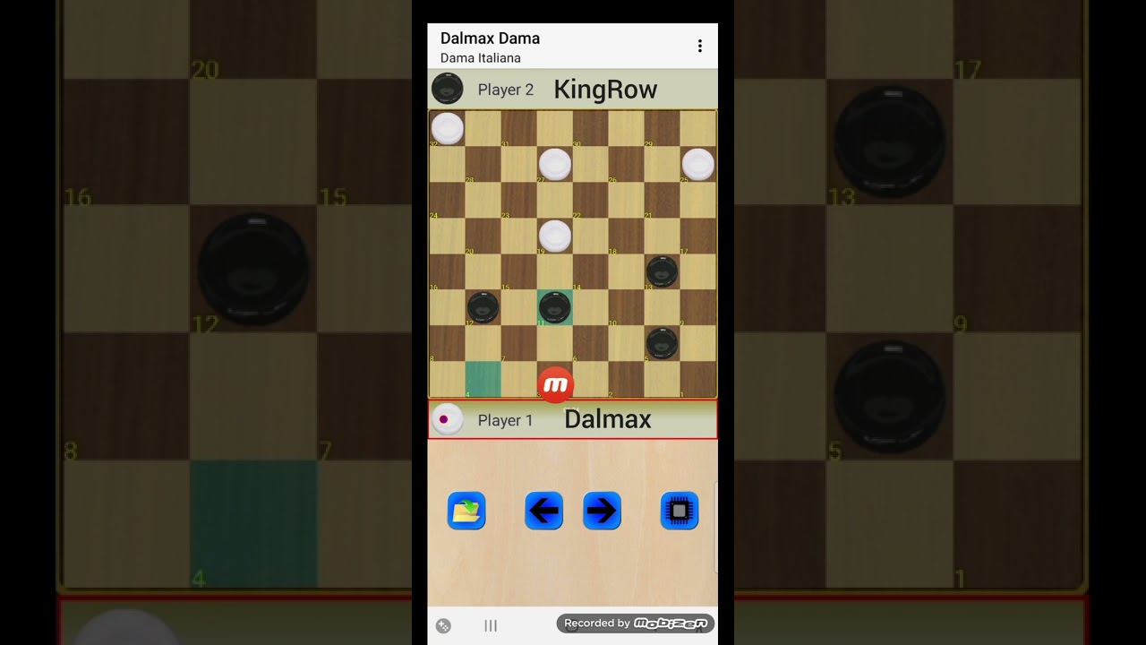 Dama Ita 80# KingRow vs Dalmax ( 3 partita, un programma valido! )
