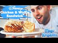 Disney Chicken and Waffle Sandwich Recipe / Magic Kingdom Sleepy Hollow Restaurant