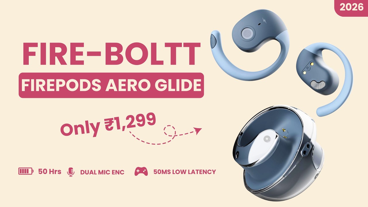 Полный обзор Fire-Boltt FirePods Aero Glide | Характеристики и заключение ⚡⚡