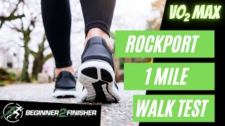 Rockport 1 Mile (1.6 km) Walk Test - Easiest Way To Test Your VO2 Max