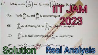 Real Analysis | IIT JAM 2023 Solution | Section - B | Question no.11