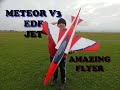 Dynam Meteor V3 70mm 12 Blades EDF Jet 4S Red PNP Maiden flight