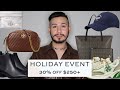 TORY BURCH 30% OFF HOLIDAY EVENT | items worth the money!!!