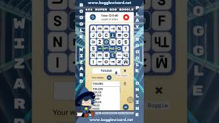 6x6 Super Big Boggle | Play Boggle Online with Boggle Wizard #shorts #boggle @bogglewizard