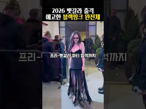 블랙핑크 완전체 출격 예고한 2026 멧갈라