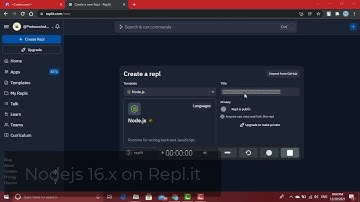 Any Node 10-16 Version in Repl.it