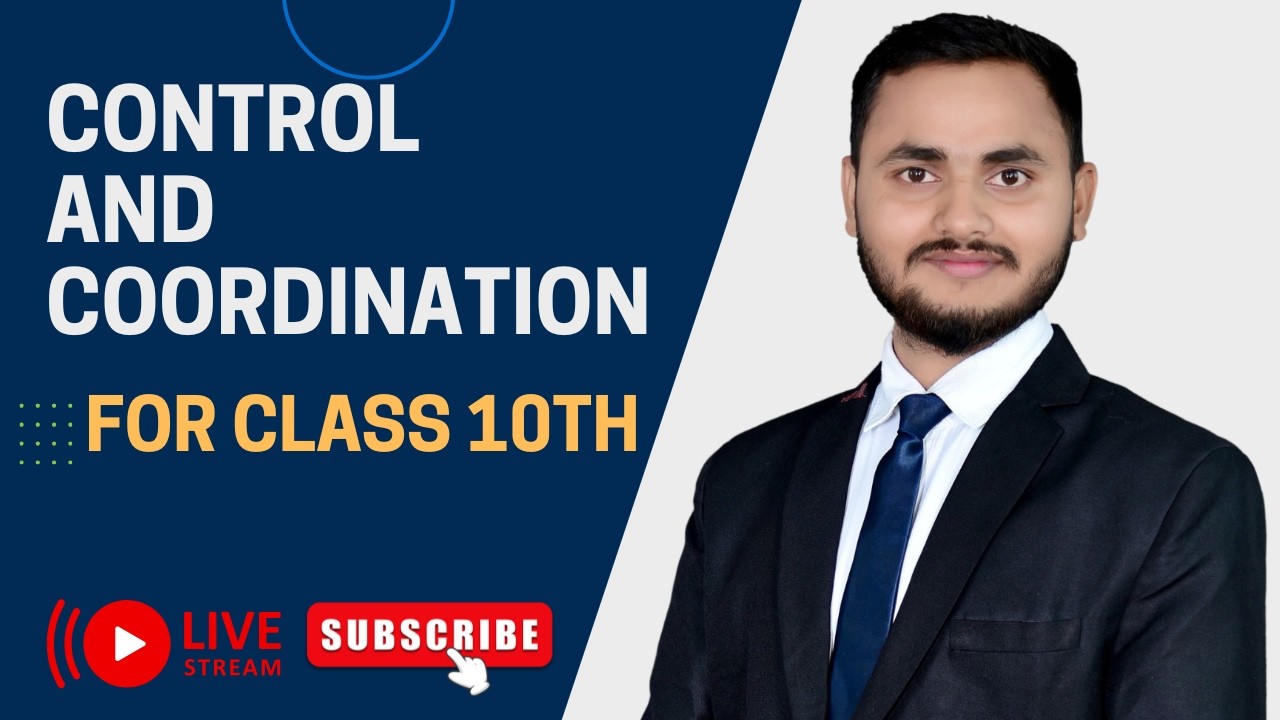 Control & Coordination L -2 for class 10th.