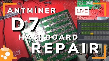Antminer D7 Hashboard Repair - Bitcoin ASIC Miner Repair LIVE - 014