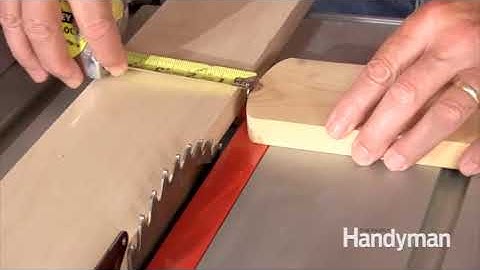 How to Use a Table Saw: Ripping Boards Safely