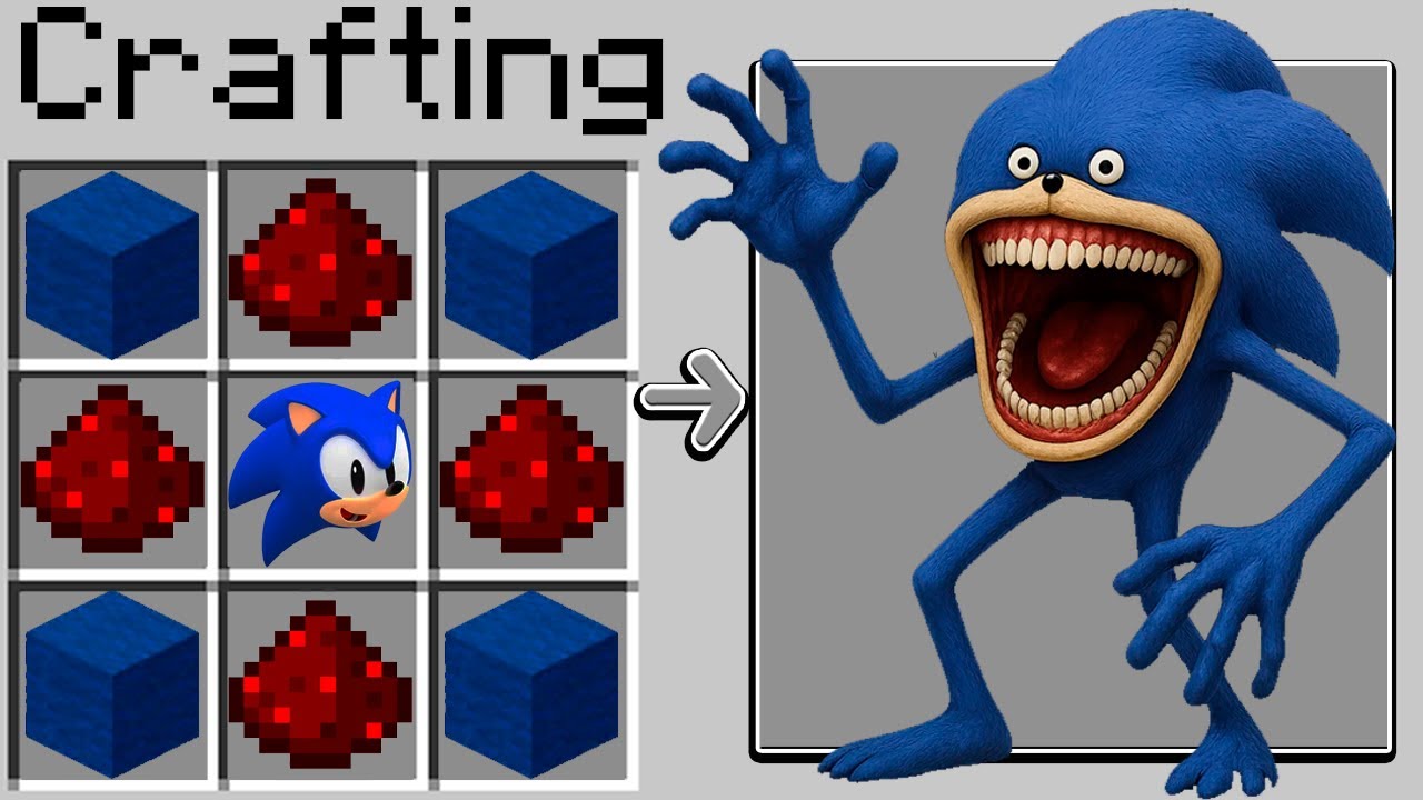 😱 ¿Cómo CRAFTEAR al Shin Sonic Tapes en MINECRAFT? CRAFT SECRETO
